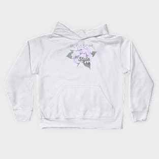 Blossom in Style Kids Hoodie